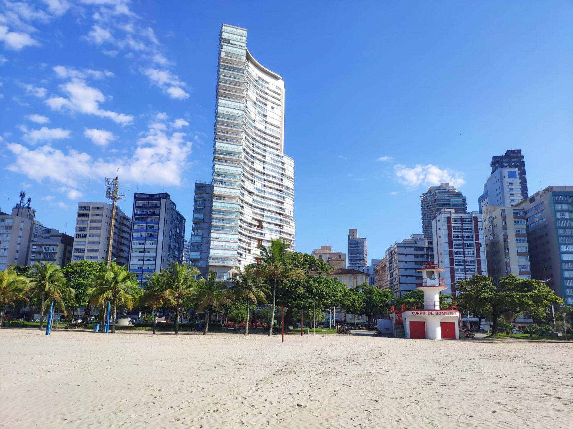 Apartmán Book Santos - Unlimited 2012 - Sofisticacao Vista Mar Exteriér fotografie